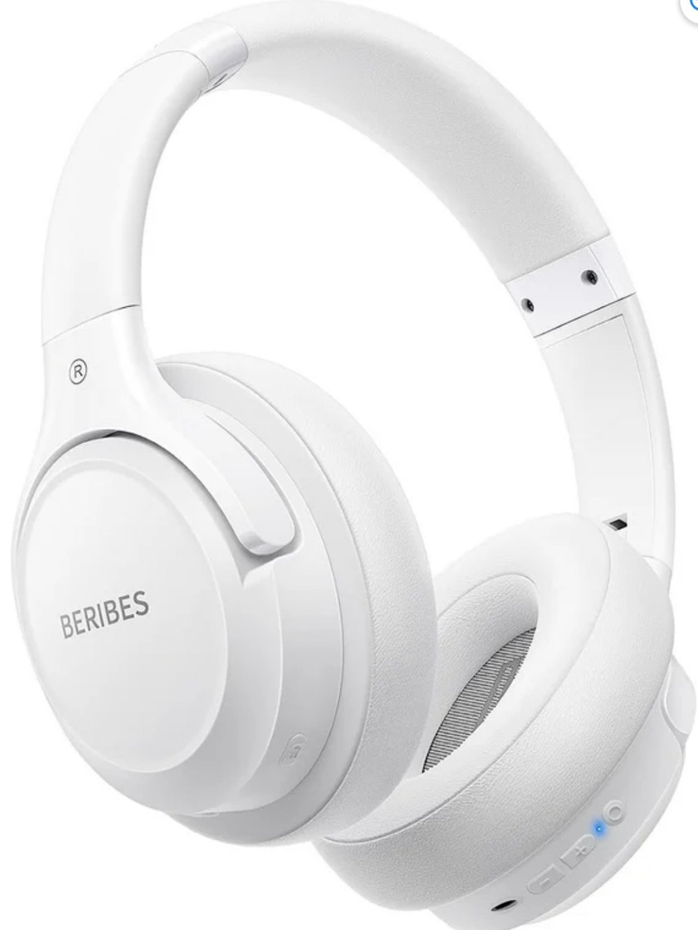 White Wireless Over-Ear Headphones